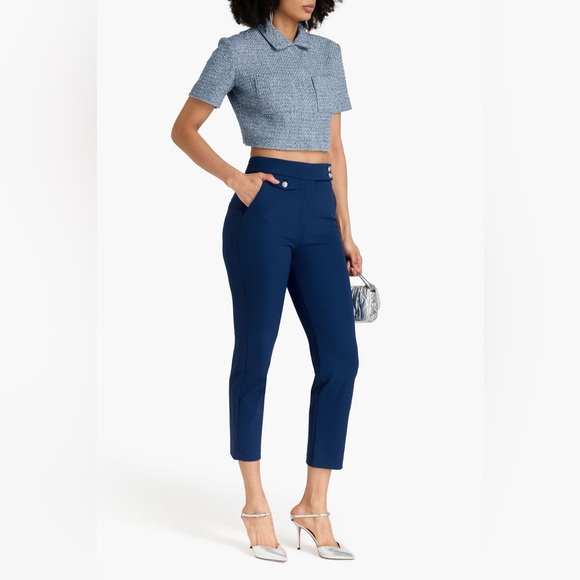 VERONICA BEARDRenzo cropped crepe slim-leg pants
